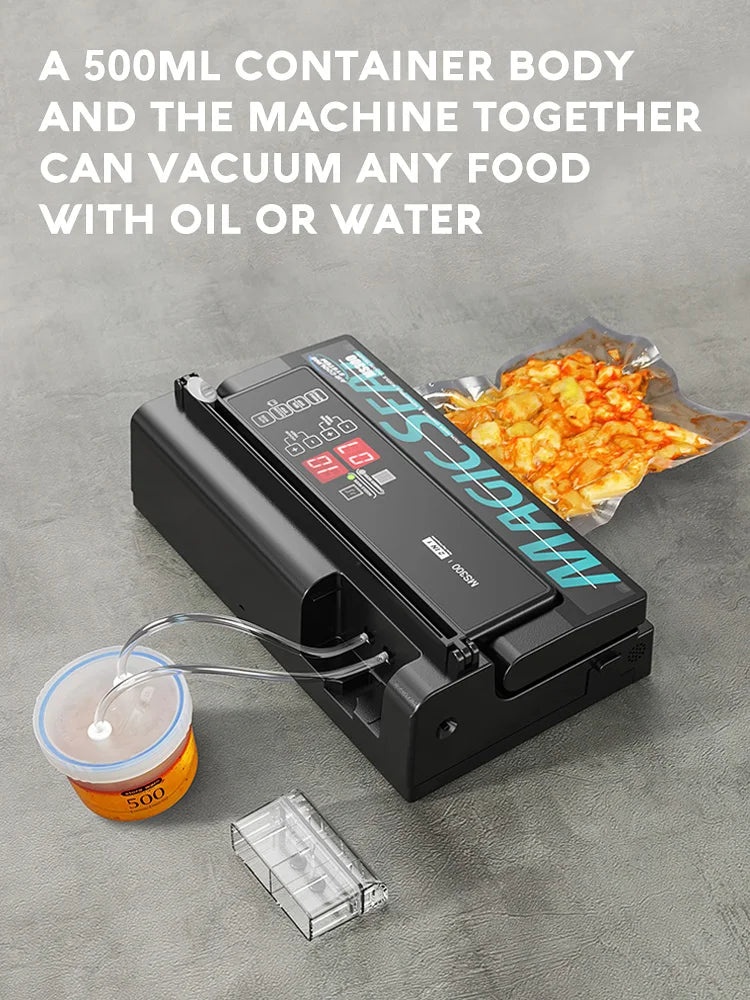 Vacuum Sealer Machine MAGIC SEAL MS300 for Food Plastic Packaging Sealer